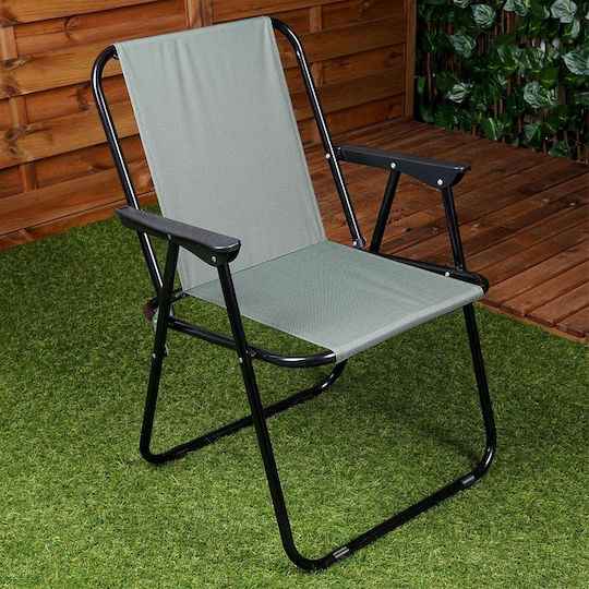 Vilde Καρέκλα Παραλίας Γκρι 54x44.5x72.5εκ. Σετ 4τμχ