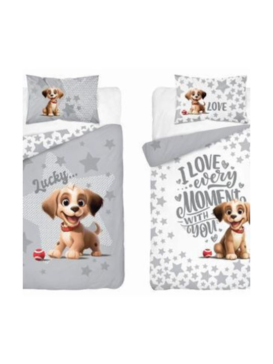 Detexpol Detexpol Baby Bettbezug Set mit Kissenbezug Blau 90x120cm