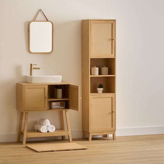 5Five Badezimmer Waschtisch-Einheit M70xB30xH80cm Braun