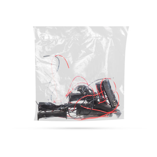 Set 10 Suporturi Pentru Baterii 1 X AAA Fire 12 Cm Suport Plastic Baterii AAA Culoare Neagră Set 10 Bucăți