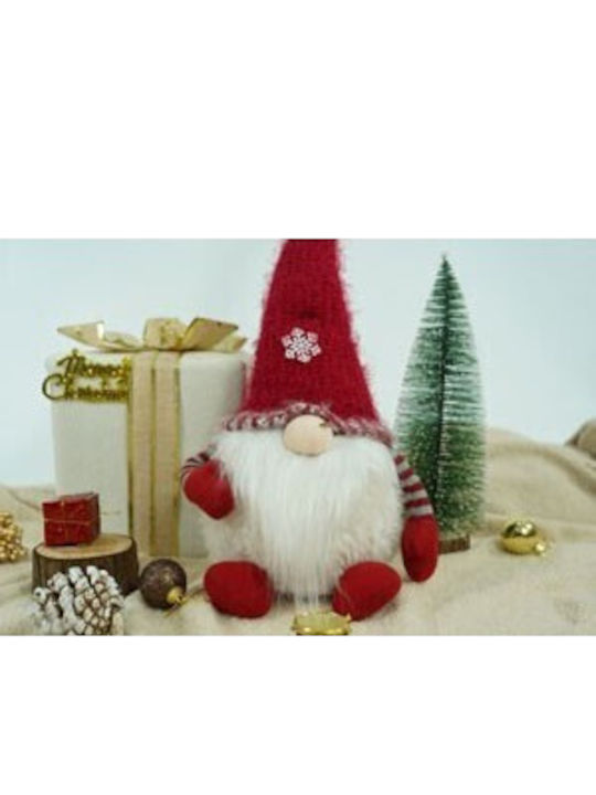 Decorative Gray Metal Christmas Santa 58cm