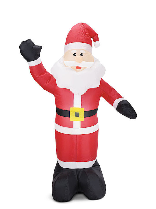 Illuminated Decorative Inflatable Outdoor Orange Plastic Christmas Santa 150cm
