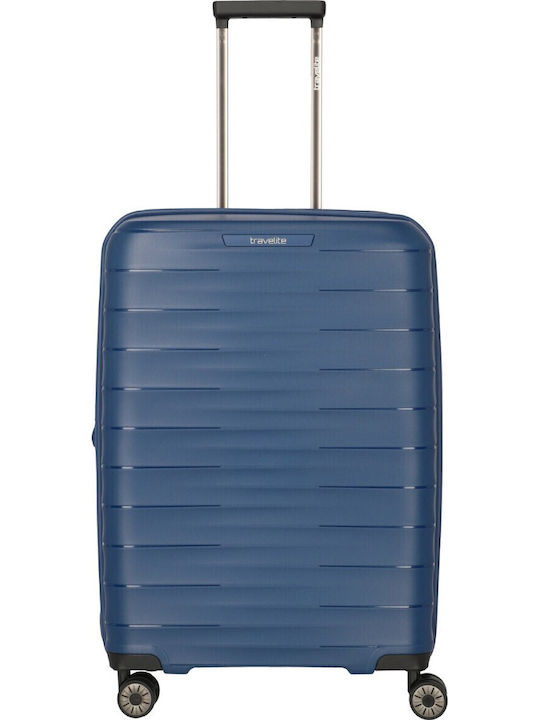 Travelite Mittlerer Hartschalen-Reisekoffer Marineblau