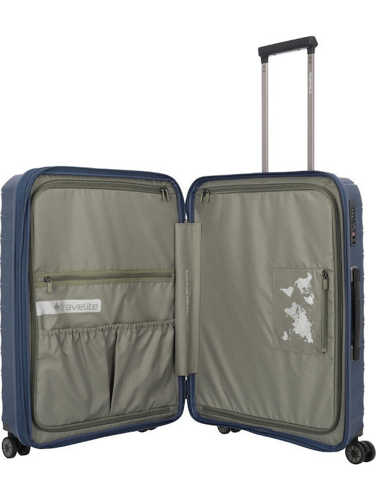 Travelite Mittlerer Hartschalen-Reisekoffer Marineblau