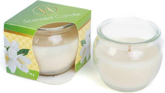 Alista Home Aromatic Soy Candle in Jar with Jasmine Perfume 70g