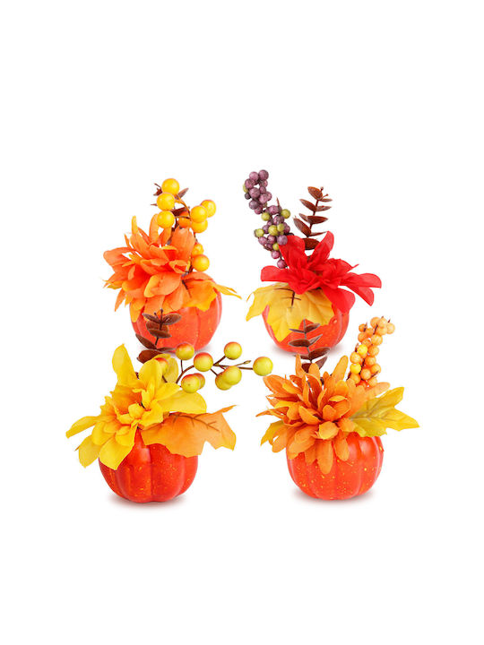 Autumn Decor Artificial Pumpkin 8x10 Cm 4 Models