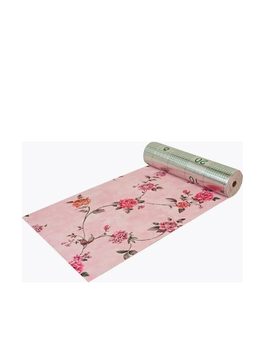 Tapet Autocolant Roz Lavabil 100x50cm
