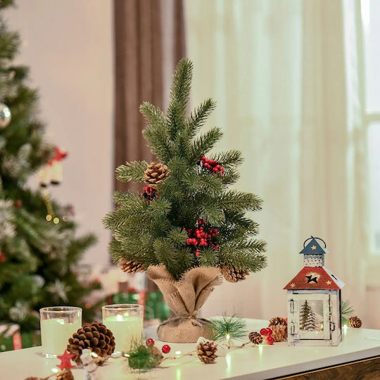 Mini Künstliche Weihnachtsdekorationen mit Bäumen 55 Zweige 50 cm Pako 830-386
