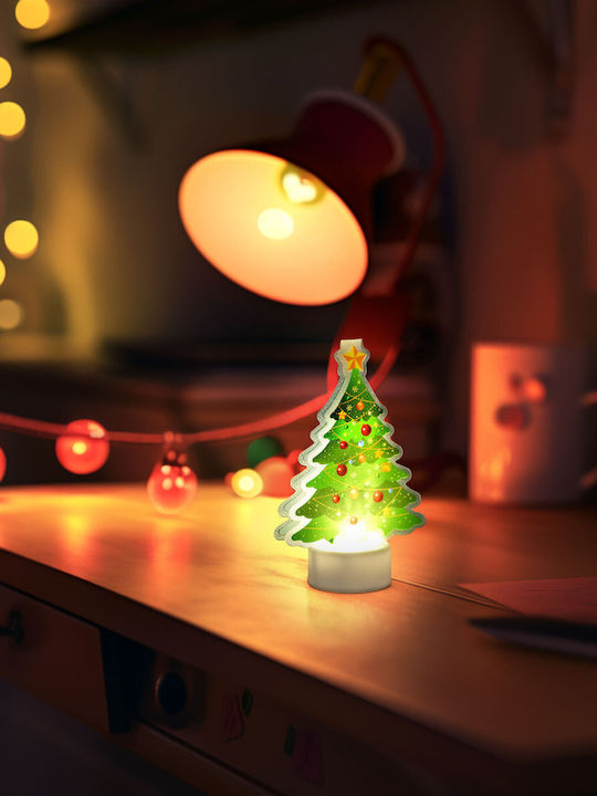 Led Christmas Tree Decoration Warm Light Battery Operated