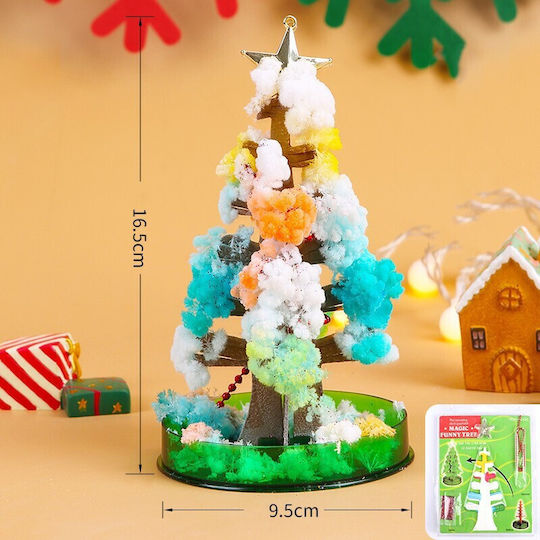 Paper Flowering Water Tree Flippy Magic Flowering Christmas Tree Toy Slow Growth In 8-24 H Christmas Decoration 16.5 X 9.5 X 9.5 Cm Multicolor
