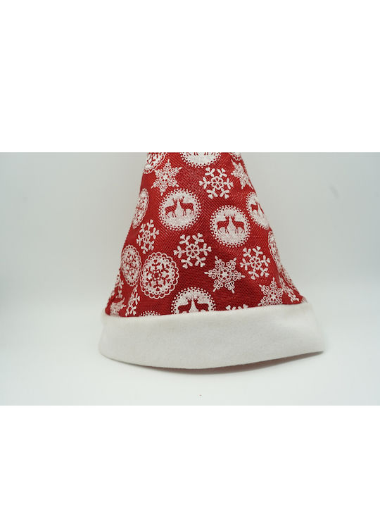 Pălărie Moș Crăciun Alista Home Ornament Fulgi De Zăpadă Sclipici Roșu O Mărime Material Textil