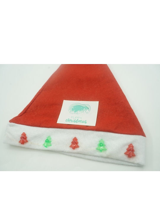 Santa Claus Hat Alista Home Christmas Trees Led Red One Size Polyester