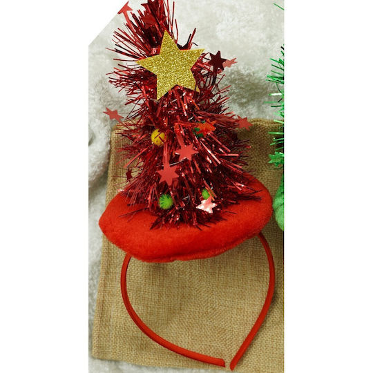 Christmas Tree Headband Wreath Red Color Standard Size Alista Home