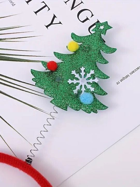 Decorative Headband Flippy Christmas Theme 12 X 25 Cm Christmas Tree Pattern One Size Multicolor