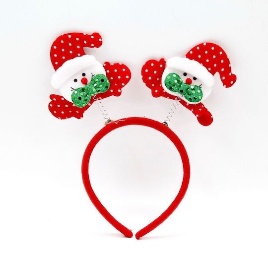 Coronă Decorativă Flippy Temă De Crăciun 12 X 25 Cm Model Oameni De Zăpadă Mărime Unică Roșu Alb