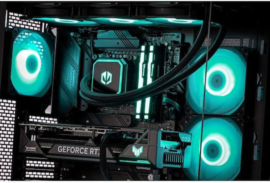 Actina Гейминг Настолен Компютър Ultra 7-270K Плюс 32GB DDR5 1TB SSD Radeon RX 9070 XT Без Операционна Система