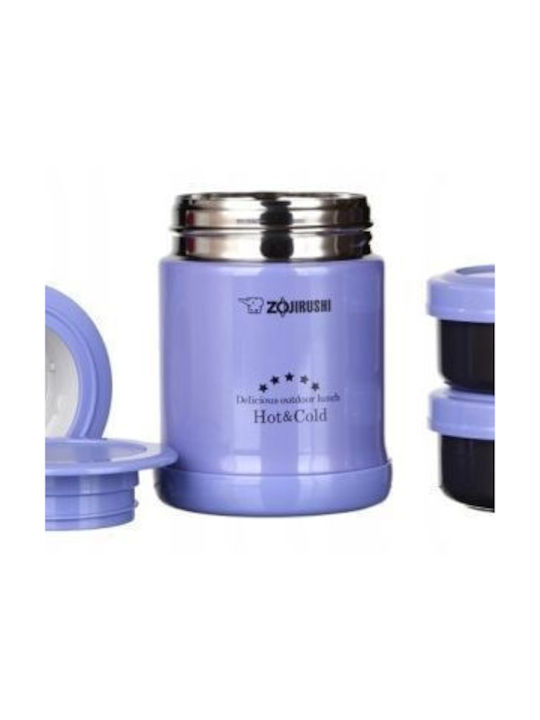 Zojirushi Inox Thermo Lunch Box Purple 350ml