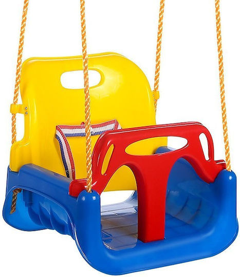 Leagăn Suspendat din Plastic 43x35x38 cm pentru 1.5+ Ani Multicolor