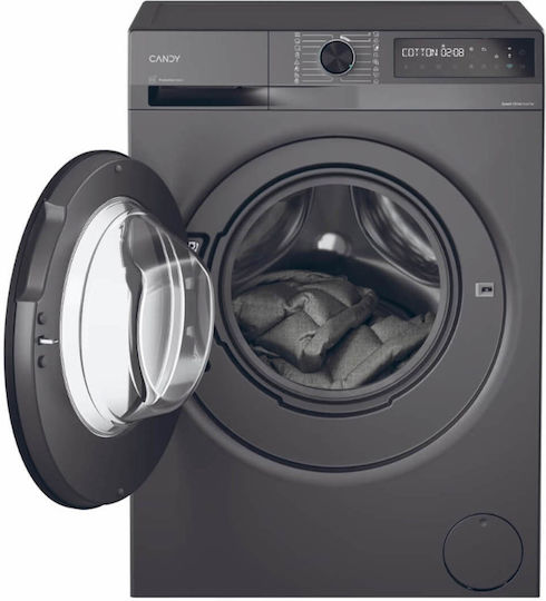 Candy ProWash 500 Waschmaschine 8kg mit Dampftechnologie 1400 Umdrehungen Graues BR 48B6G-S