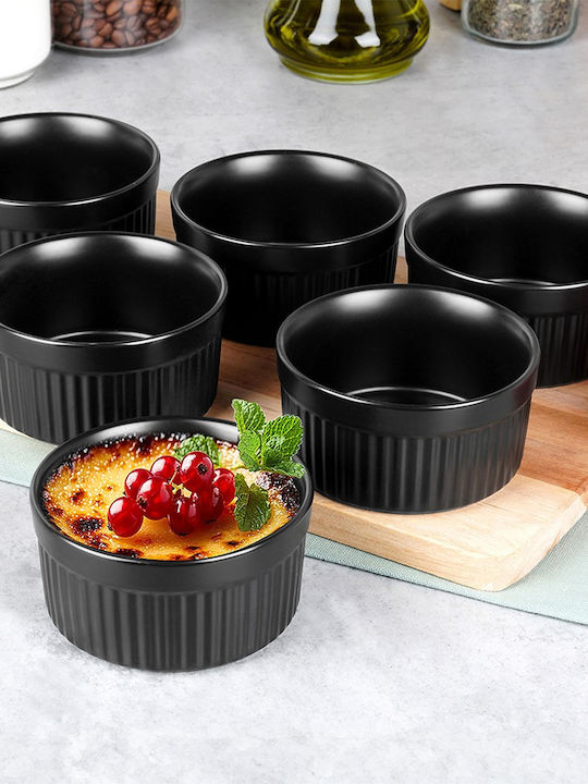 Vilde Bakeware Tin For Souffle Ceramic 10x5cm 12 Pieces