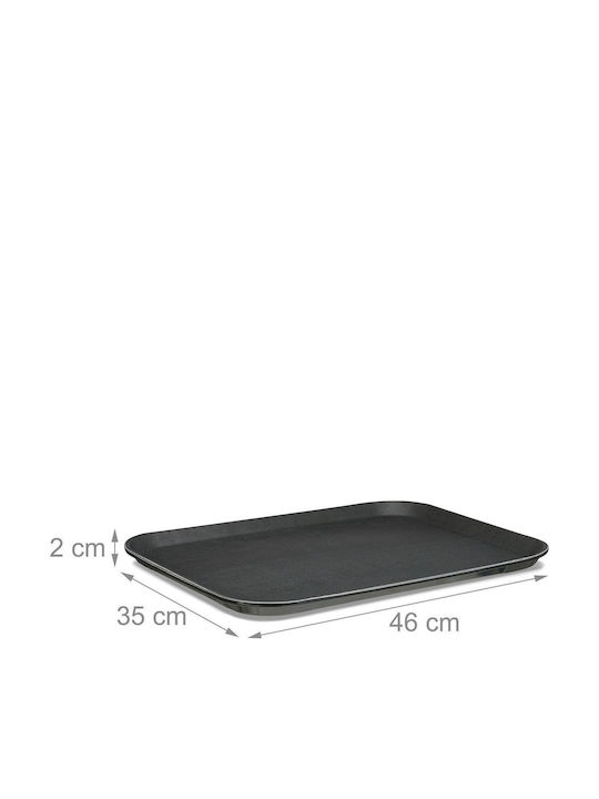 Relaxdays Пластмасов Сервиращ Диск 46x35x35см 2 Бройки