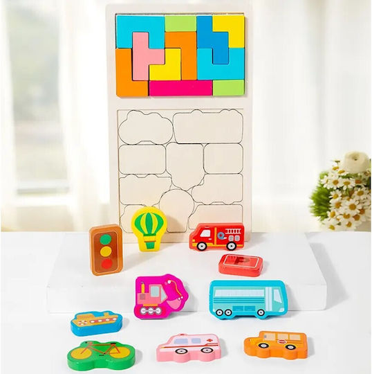 Ξύλινο Παιδικό Puzzle 21pcs Alista Home