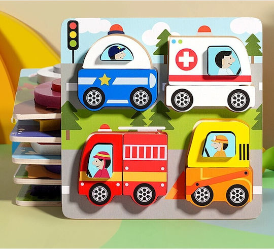 Puzzle Pentru Copii Din Lemn Pegged Pentru Vârsta 1.5+ Ani Alista Home