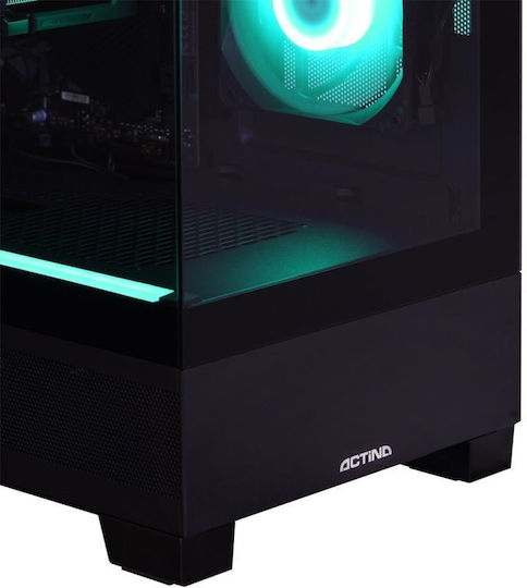 Actina Гейминг Настолен Компютър Ryzen 5-8400F 16GB DDR5 1TB SSD Radeon RX 7600 W11 Home