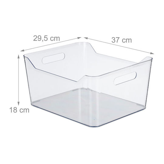 Relaxdays Relaxdays Kühlschrank-Organisator Allgemeine Verwendung Korb 18x29.5x37cm