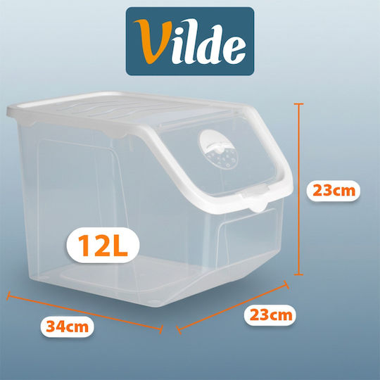 Vilde Vilde Closed Container Fridge Organiser General Use 34x23x23cm