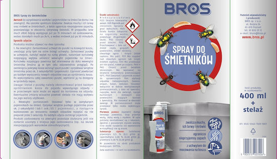 Bros Εντομοαπωθητικό Spray για Μύγες / Μυρμήγκια 400ml