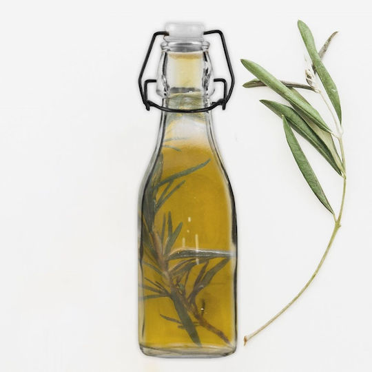 Orion Glass Water Bottle With Transparent Clip 290ml