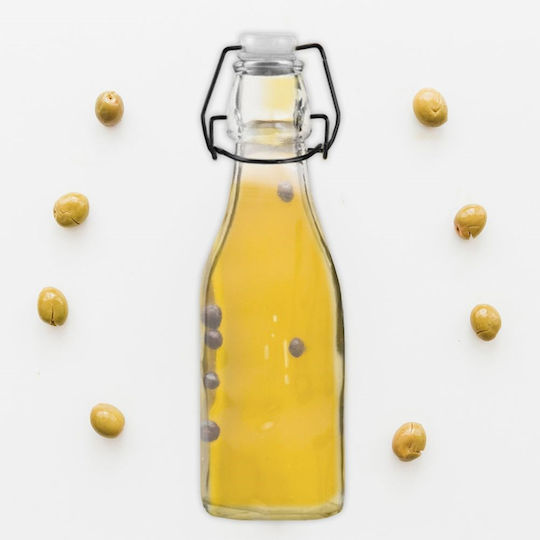 Orion Glass Water Bottle With Transparent Clip 290ml