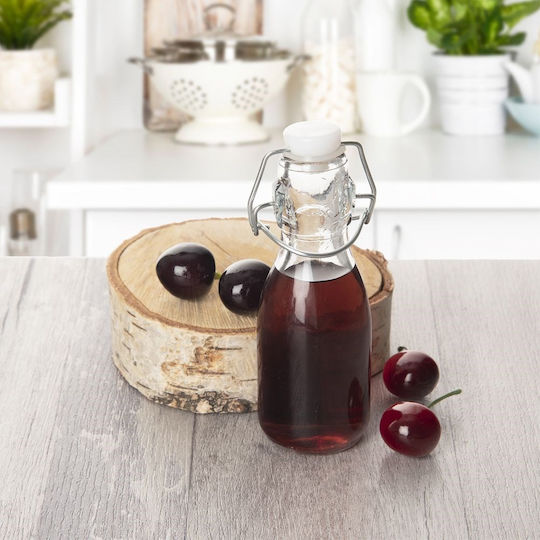Orion Sticlă De Apă Din Sticlă Cu Clemă Transparentă 160ml