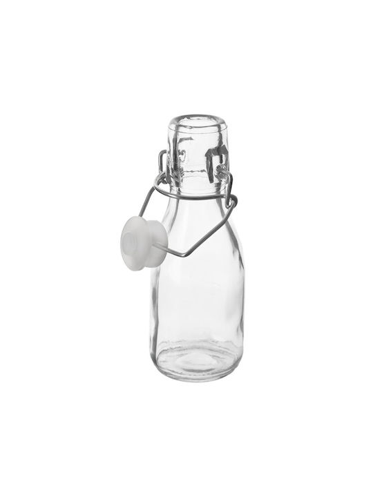 Orion Glass Water Bottle with Transparent Clip 160ml