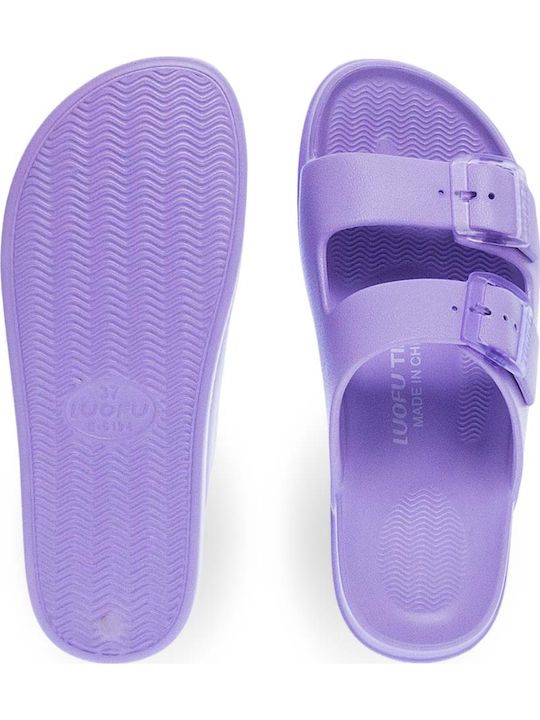 Flip Flops in Sandal Style in Purple Colour