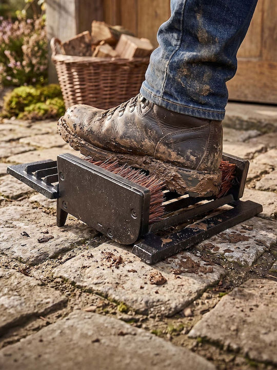 Răzuitor de Pantofi din Fontă Relaxdays Design Rustic 8.5x21.5x26.5cm 2.5kg Multicolor