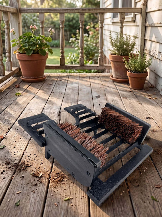 Răzuitor de Pantofi din Fontă Relaxdays Design Rustic 8.5x21.5x26.5cm 2.5kg Multicolor