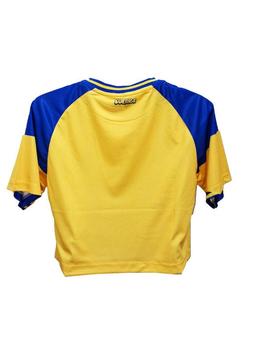 Replica Damen Fußball-Trikot Sverige Gelb 2332-69