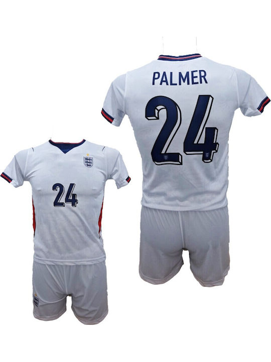 Kids Football Jersey Palmer England National Team 2424-42