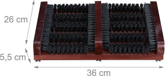 Raspă Pentru Încălțăminte Relaxdays Maro Negru 5.5x36x26cm 1.1kg