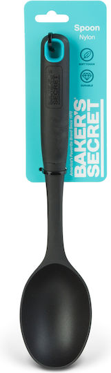 Lingură Adâncă De Bucătărie Cu Găuri Din Nylon Neagră 32.5cm