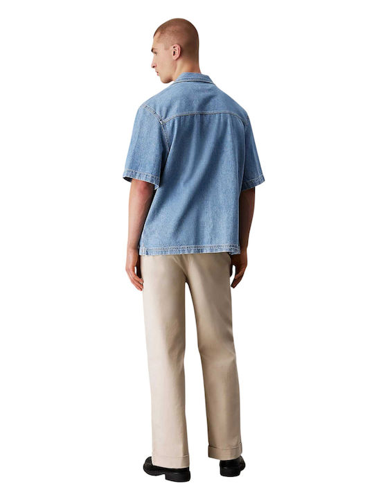 Κοντομάνικο Πουκάμισο Light Denim