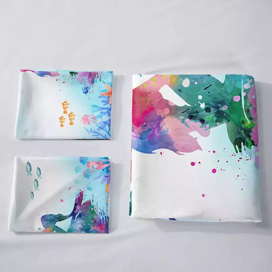 Set Kids Duvet Cover Single Multicolour