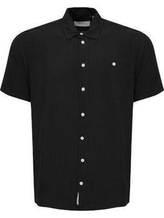 Kurzärmlig Hemd Black
