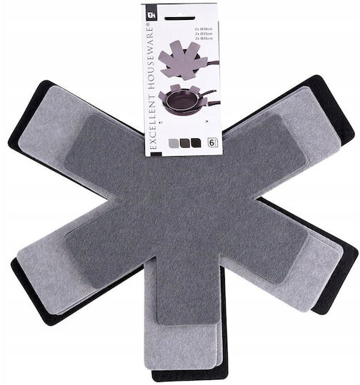 Excellent Houseware Membrană Antiaderentă de Copt din Silicon 6 Bucăți