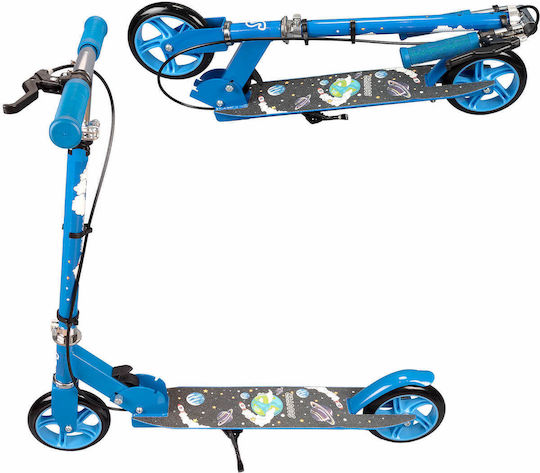 Action One Kids 2-wheel Foldable Scooter Planets Blue