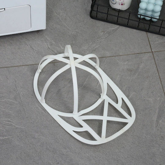Flippy Cap Washing Bag Washing Machine Polyester 53 Cm Circumference Zipper Cap Support White Blue