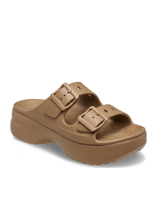 Дамски Сандали Flatforms Кафяви Sepia