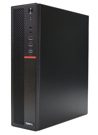 OptimX T5 SFF + Monitor 24" FHD + Kit Tastatură Și Mouse USB Refurbished Grad A (Core i5-9500T/8GB/256GB SSD/W11 Pro)